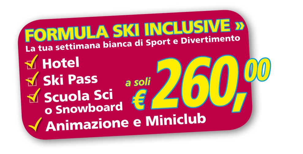 RIQUADRO SKI INCLUSIVE ASIAGONEVE 2013
