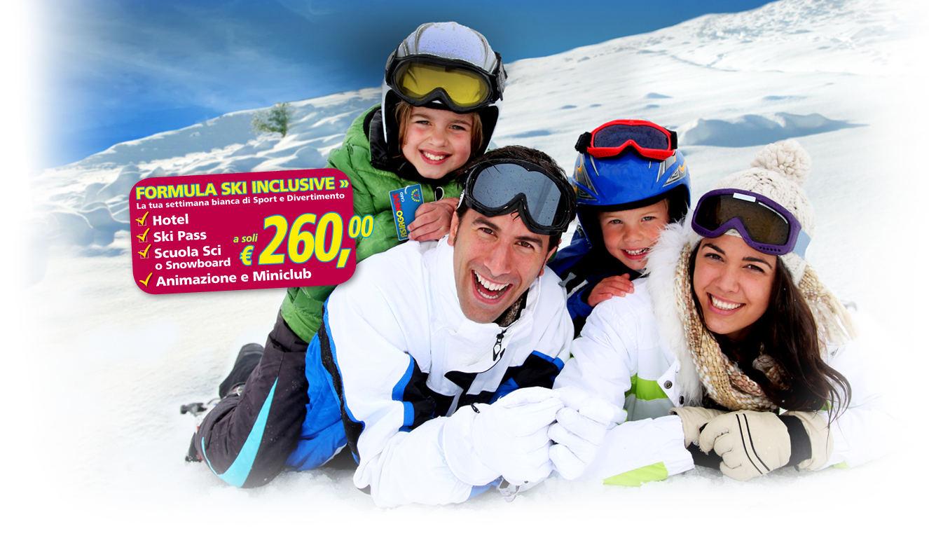 settimana bianca con formula ski inclusive