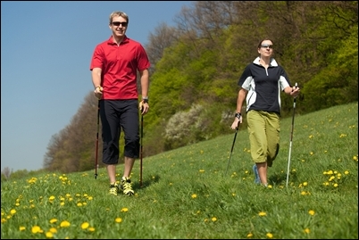 a contatto con la natura con il nordik walking