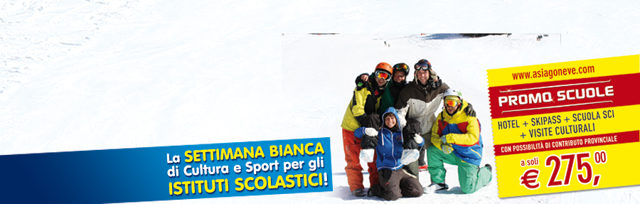 hotel skipass scuola visite culturali 275 euro