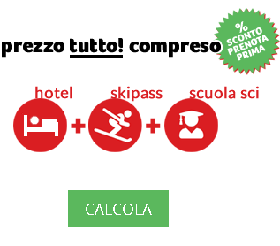 vacanza tutto compreso hotel + skipass + scuola sci