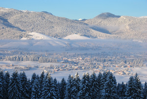 altopiano innevato