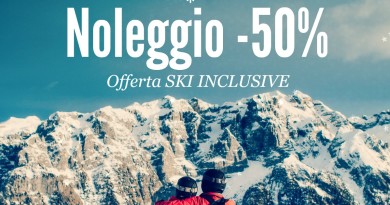 Offerta Ski Inclusive con noleggio -50% di sconto Offerta Ski Inclusive con noleggio -50% di sconto