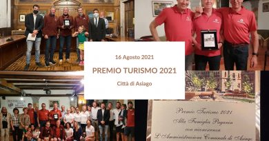Premio Turismo 2021 – Città di Asiago Premio Turismo 2021 – Città di Asiago