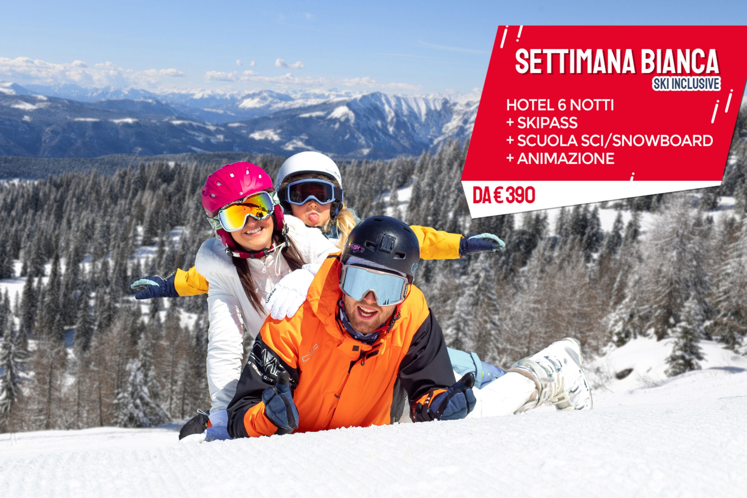 Settimana Bianca Asiago Vacanza sulla Neve 2022 da € 390