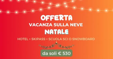 Settimana Bianca Natale 2022 da € 530