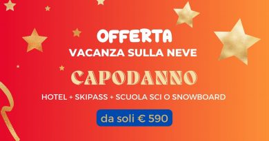 Settimana Bianca Capodanno 2023 da € 590