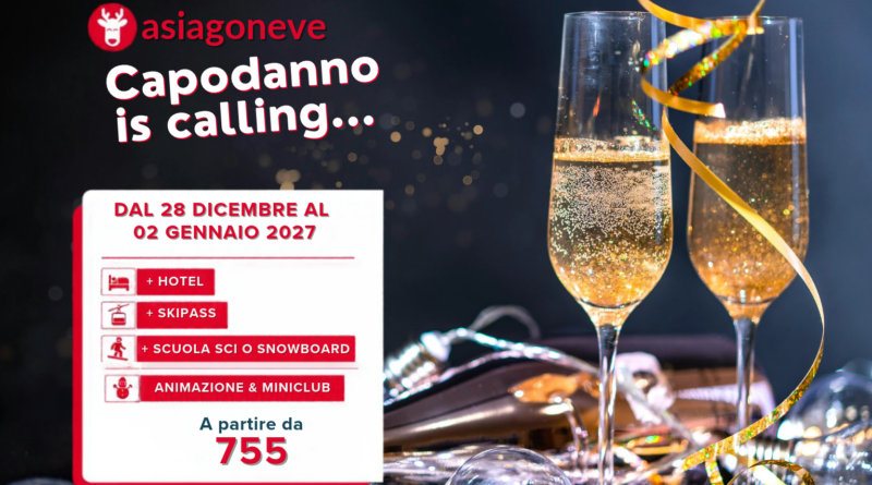 Trascorri il Capodanno con Asiagoneve!